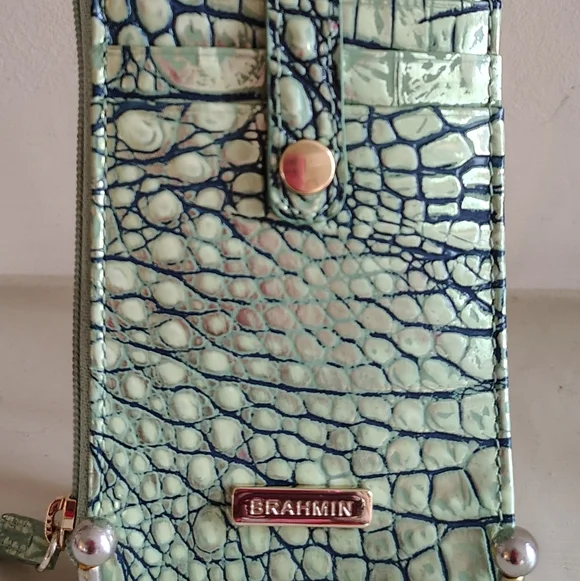 Brahmin Agave Melbourne Credit Card Wallet - Picture 3 of 6